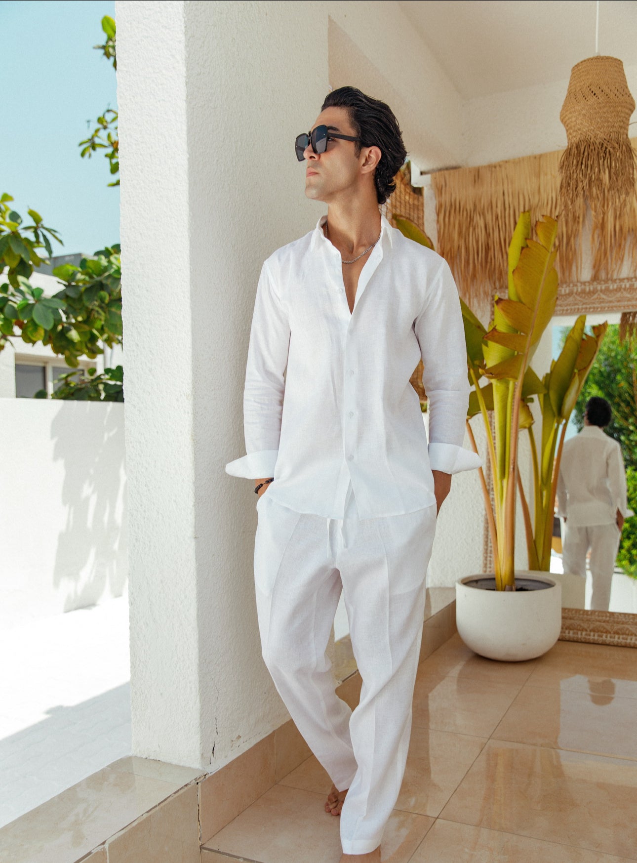 White Linen shirt